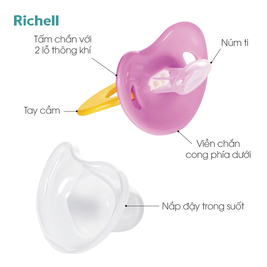 Ti giả Richell (thỏ con) (0-3m+)